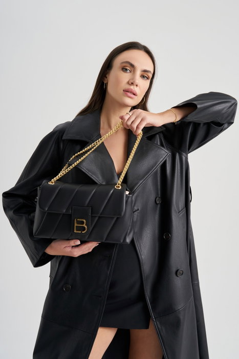 Lucky Bees Bolso Bandolera Negro